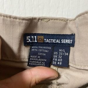 511 Tactical Pants Mens 32x34 Beige Cargo Workwear Uniform Double Knee Like New